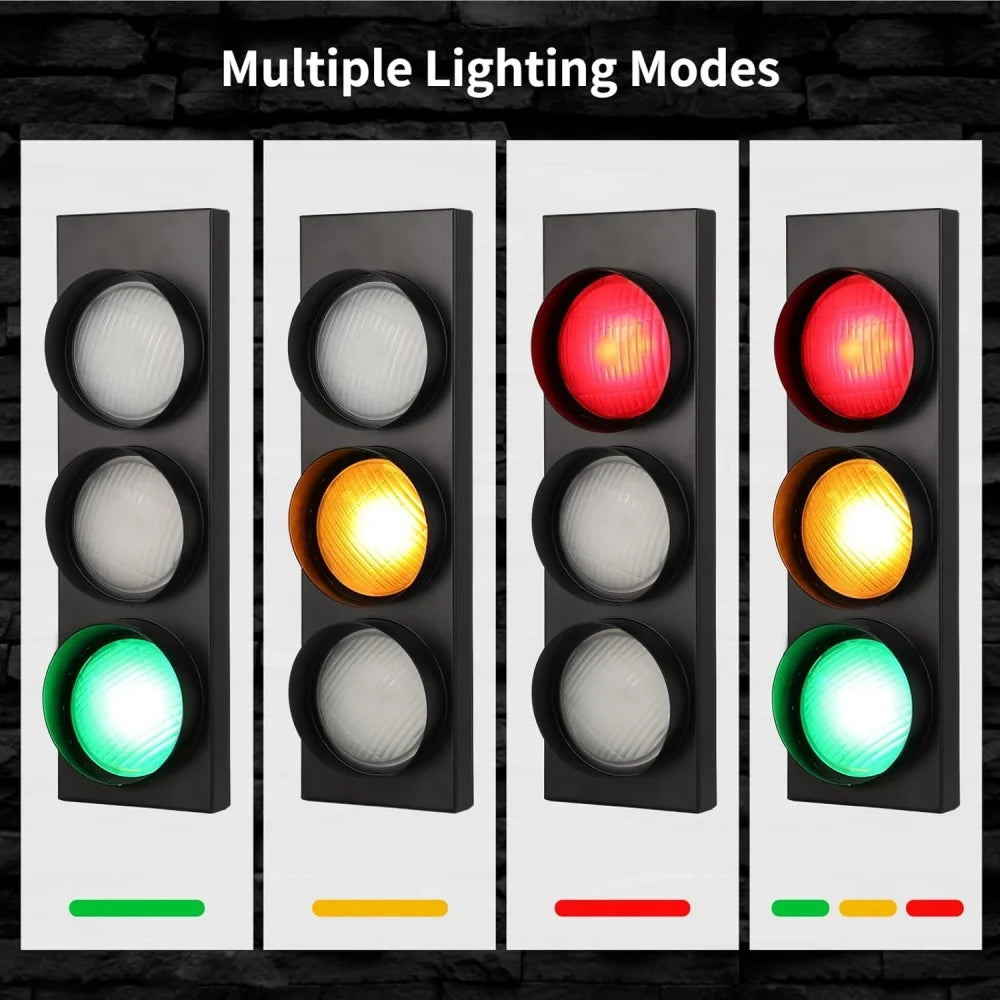 Applique Murale Feu Tricolore – LED Télécommandée Déco