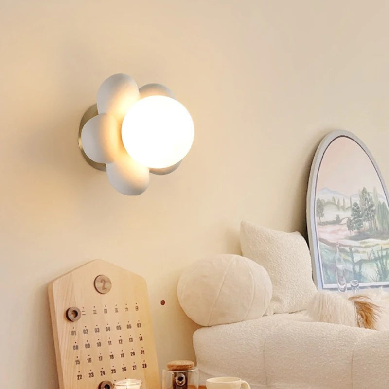 Applique Murale Fleur – Nordique Enfant LED