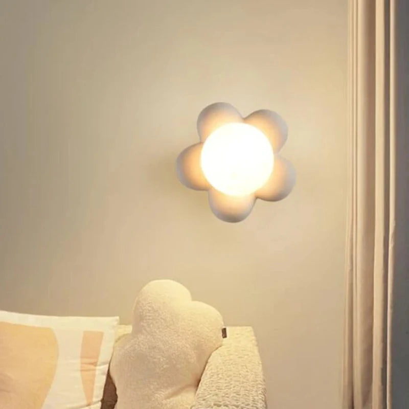 Applique Murale Fleur – Nordique Enfant LED