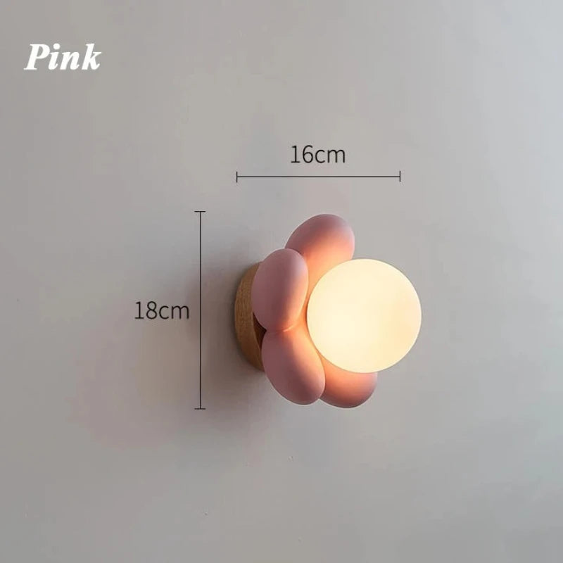 Applique Murale Fleur – Nordique Enfant LED