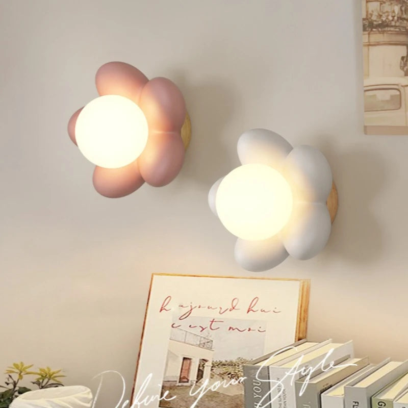 Applique Murale Fleur – Nordique Enfant LED