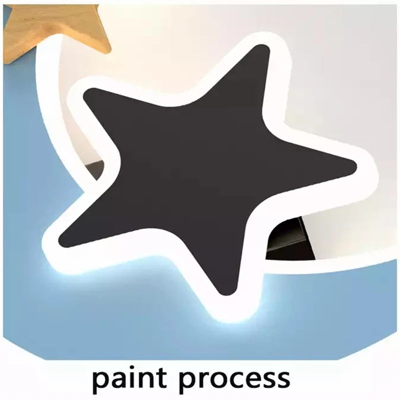 Applique Murale Fusée, Étoile & Lune – Enfant LED