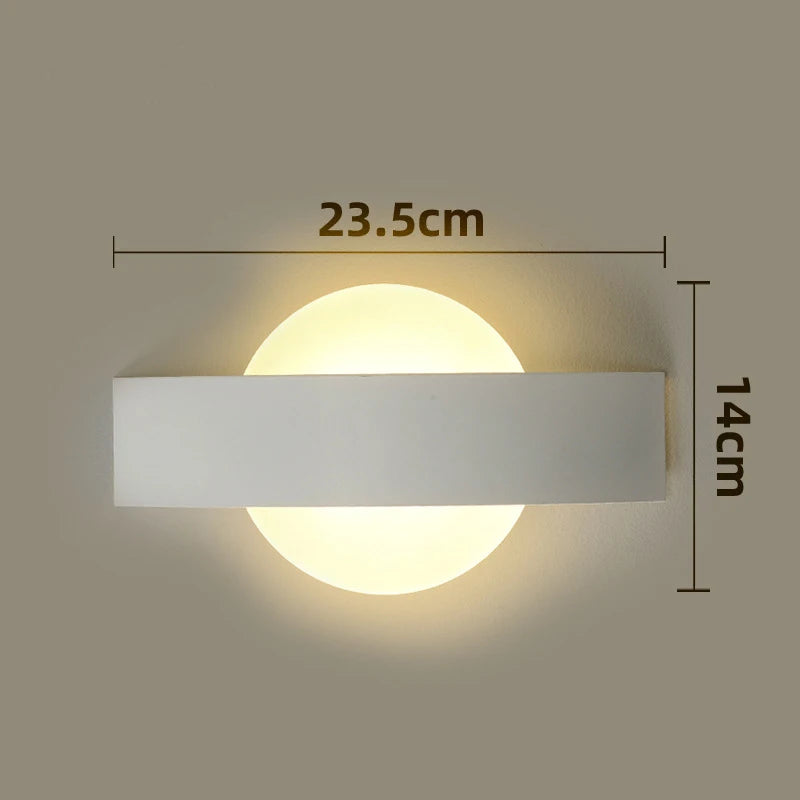 Applique Murale LED Acrylique – Minimaliste Chevet & Hôtel