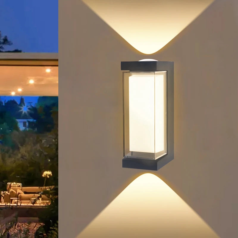 Applique Murale LED Haut/Bas – Intérieur & Extérieur IP65