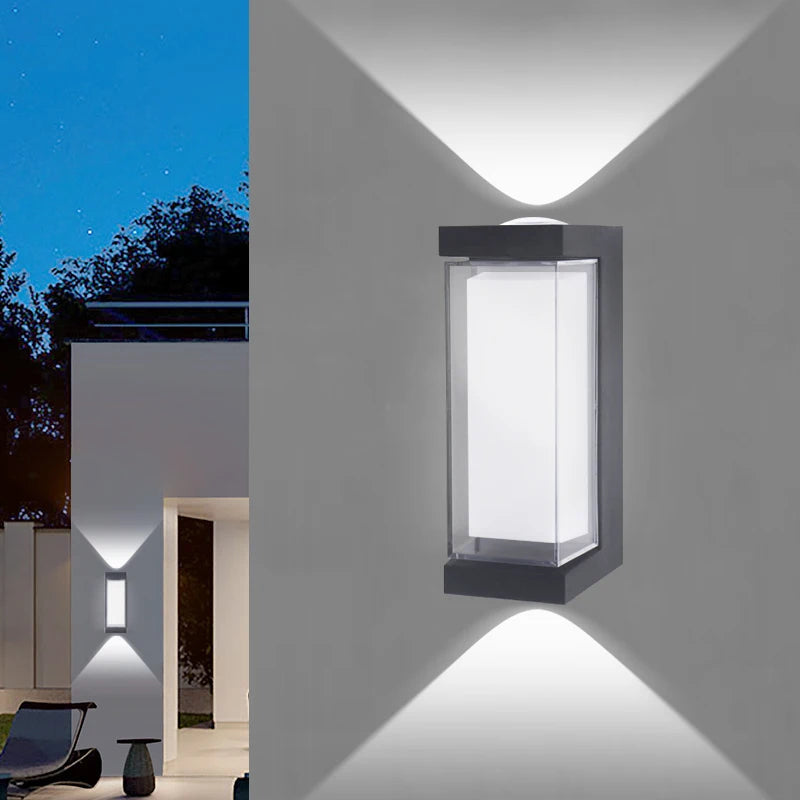 Applique Murale LED Haut/Bas – Intérieur & Extérieur IP65
