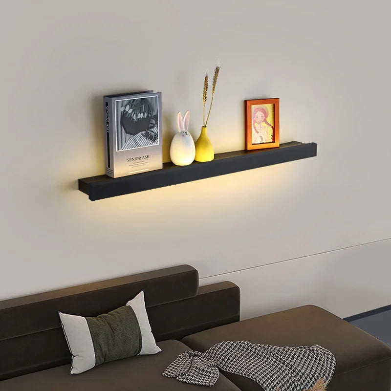 Applique Murale LED Linéaire – Étagère Déco Moderne