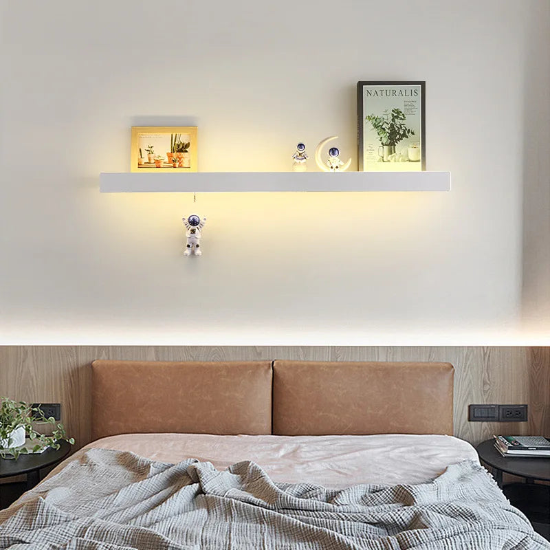 Applique Murale LED Linéaire – Étagère Déco Moderne