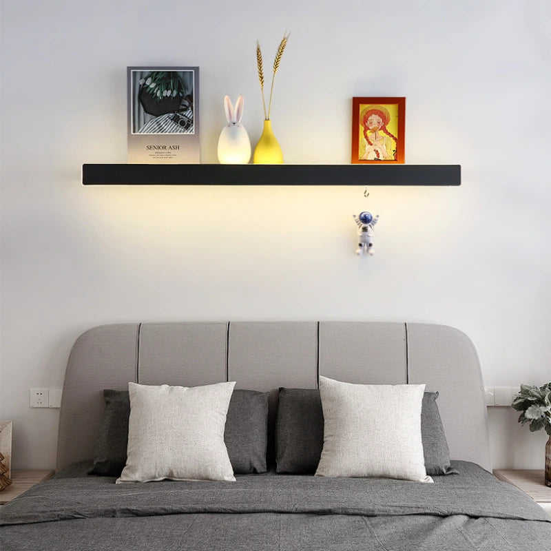 Applique Murale LED Linéaire – Étagère Déco Moderne