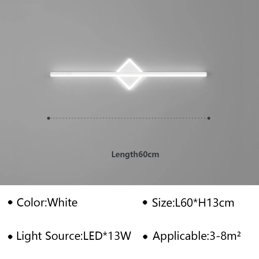 Applique Murale LED Linéaire – Miroir & Salle de Bain