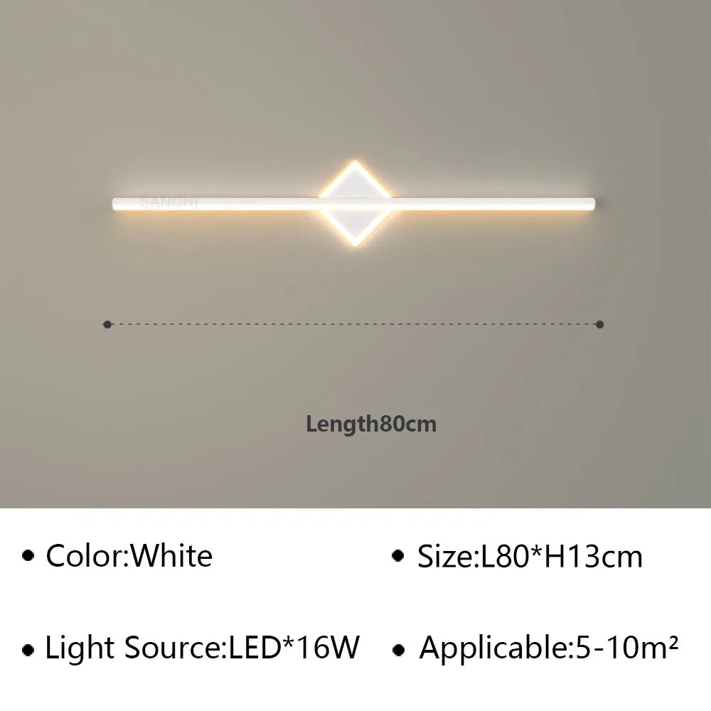 Applique Murale LED Linéaire – Miroir & Salle de Bain