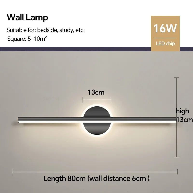 Applique Murale LED Linéaire – Miroir & Salle de Bain