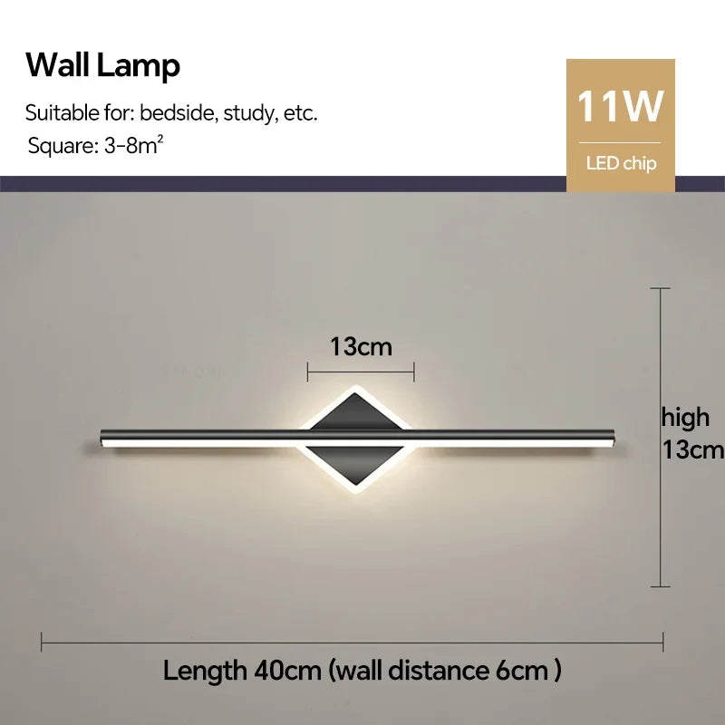 Applique Murale LED Linéaire – Miroir & Salle de Bain