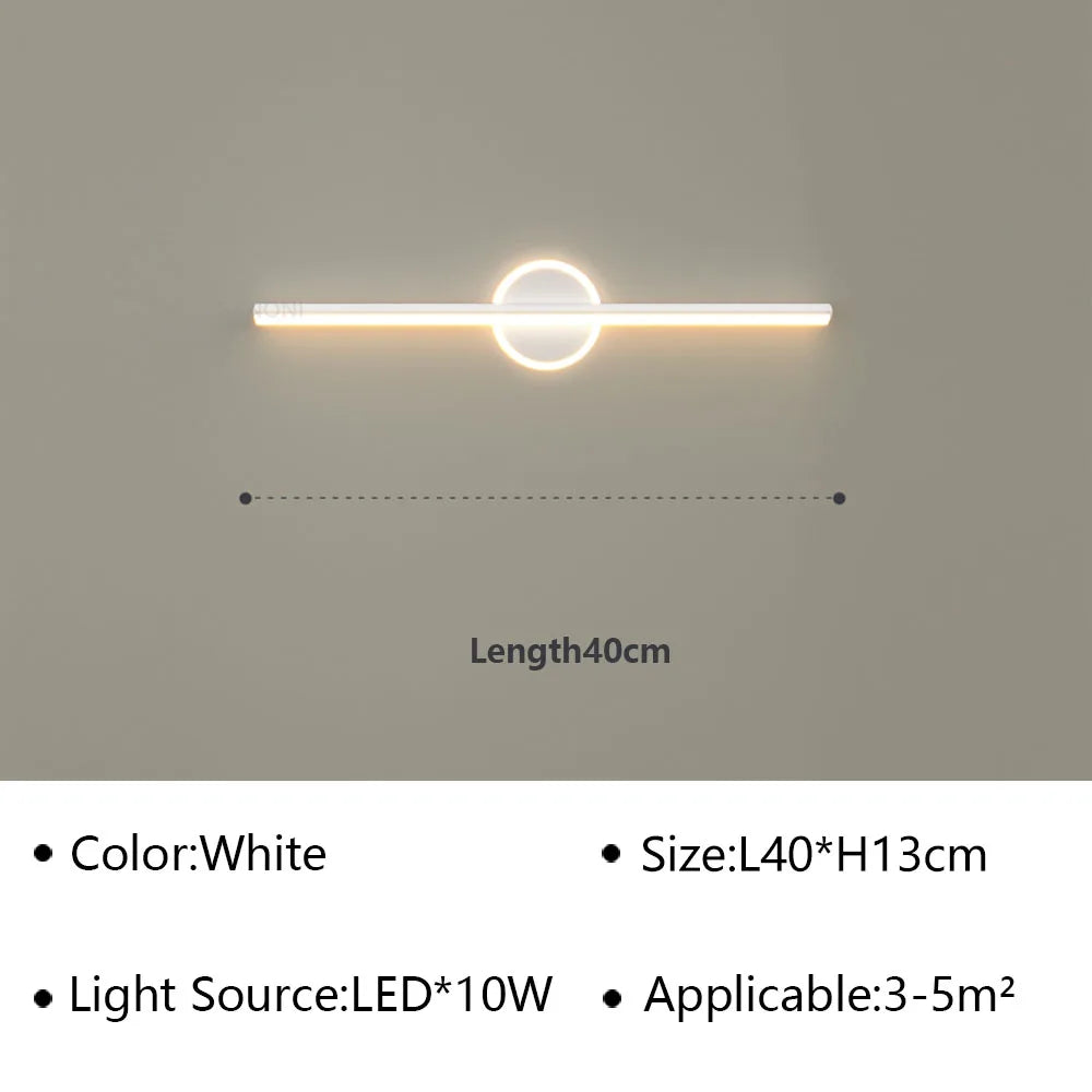 Applique Murale LED Linéaire – Miroir & Salle de Bain