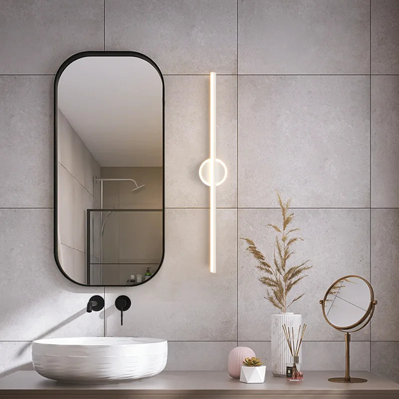 Applique Murale LED Linéaire – Miroir & Salle de Bain