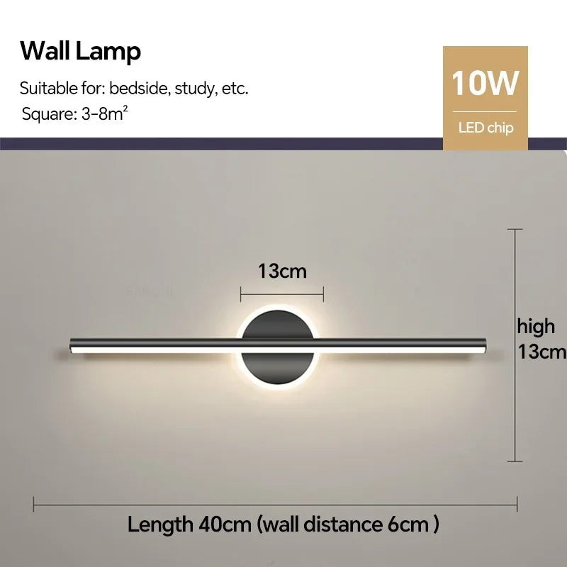 Applique Murale LED Linéaire – Miroir & Salle de Bain