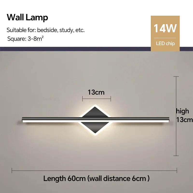 Applique Murale LED Linéaire – Miroir & Salle de Bain