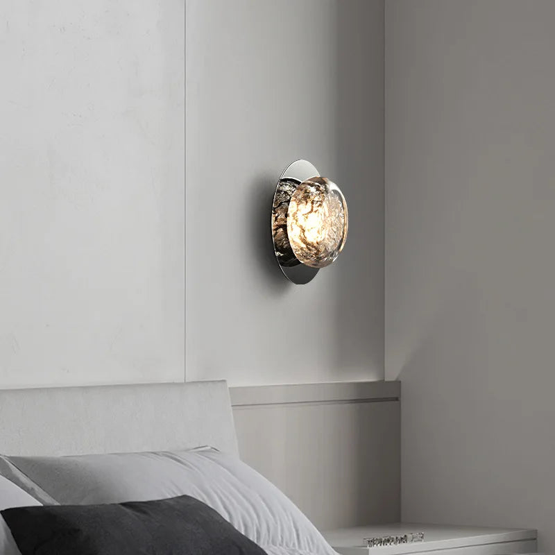 Applique Murale LED Minimaliste Style Italien en Acier