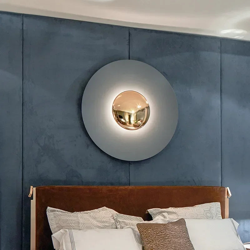 Applique Murale LED Nordique Moderne – Métal Coloré