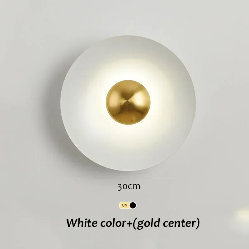 Applique Murale LED Nordique Moderne – Métal Coloré