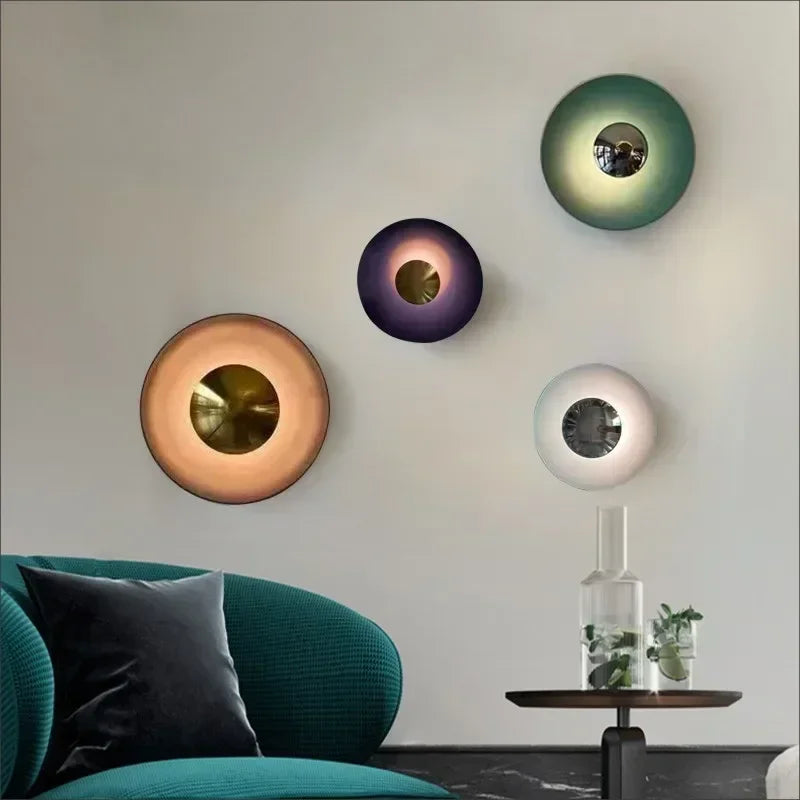 Applique Murale LED Nordique Moderne – Métal Coloré