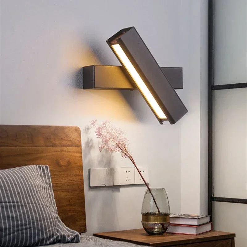 Applique Murale LED Rotative 350° – Moderne