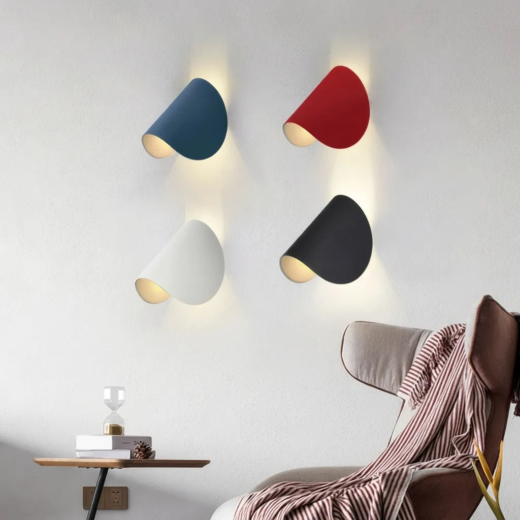Applique Murale LED Rotative – Nordique Colorée