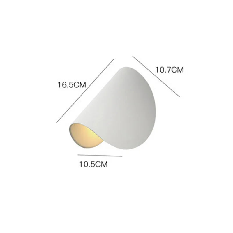 Applique Murale LED Rotative – Nordique Colorée