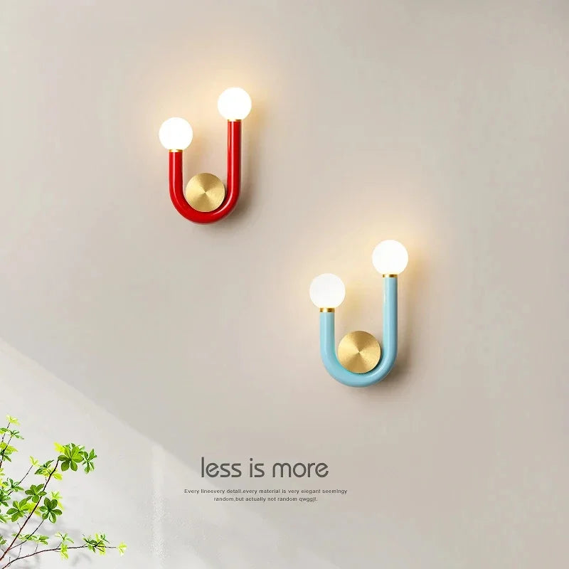 Applique Murale LED en U – Colorée Design