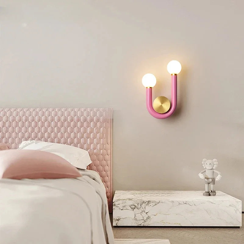 Applique Murale LED en U – Colorée Design