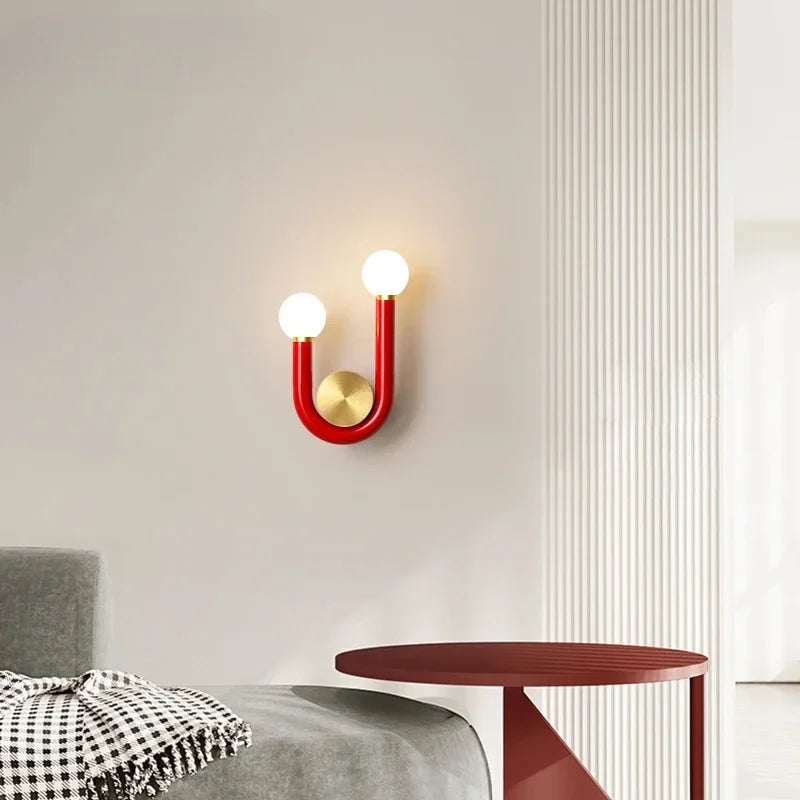 Applique Murale LED en U – Colorée Design
