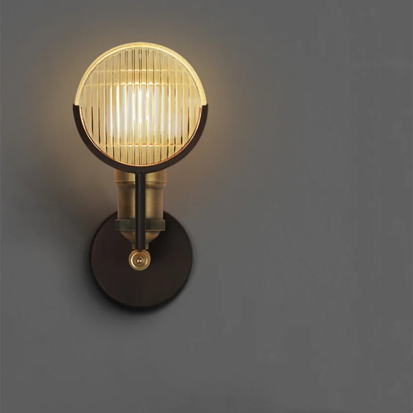 Applique Murale Loft Industrielle – Bronze Vintage