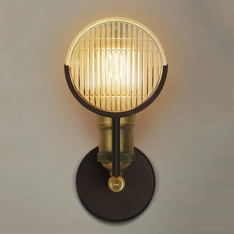 Applique Murale Loft Industrielle – Bronze Vintage