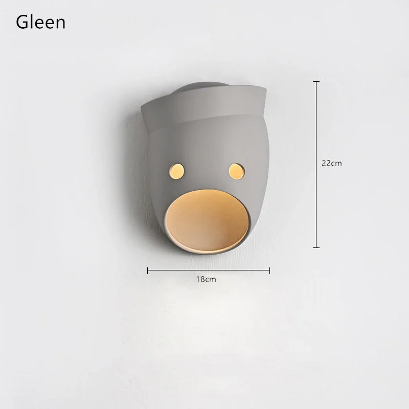 Applique Murale Masque Joker – Résine LED Design