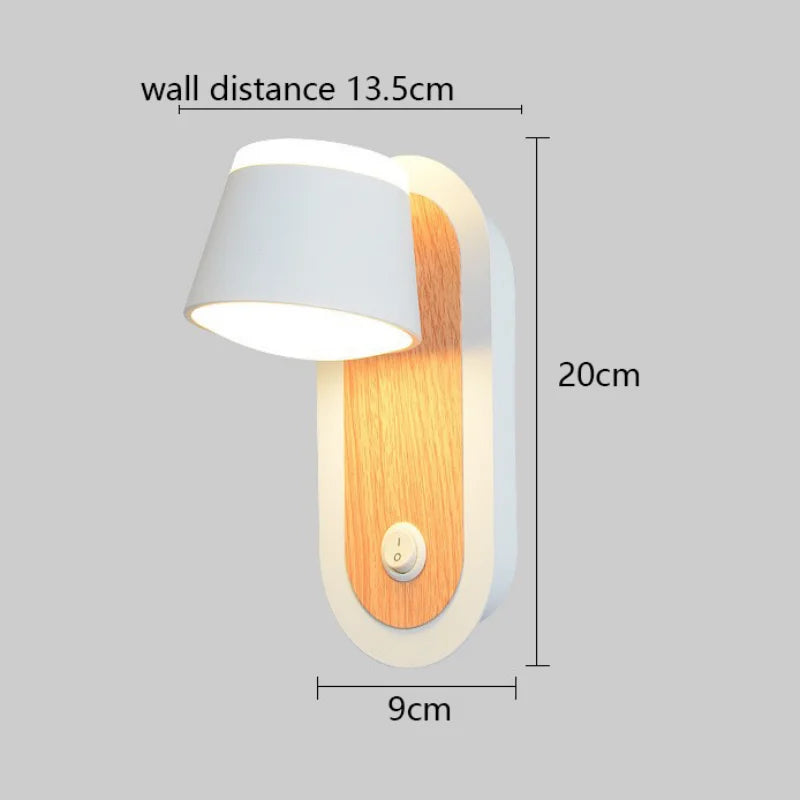 Applique Murale Minimaliste avec Interrupteur – Chevet