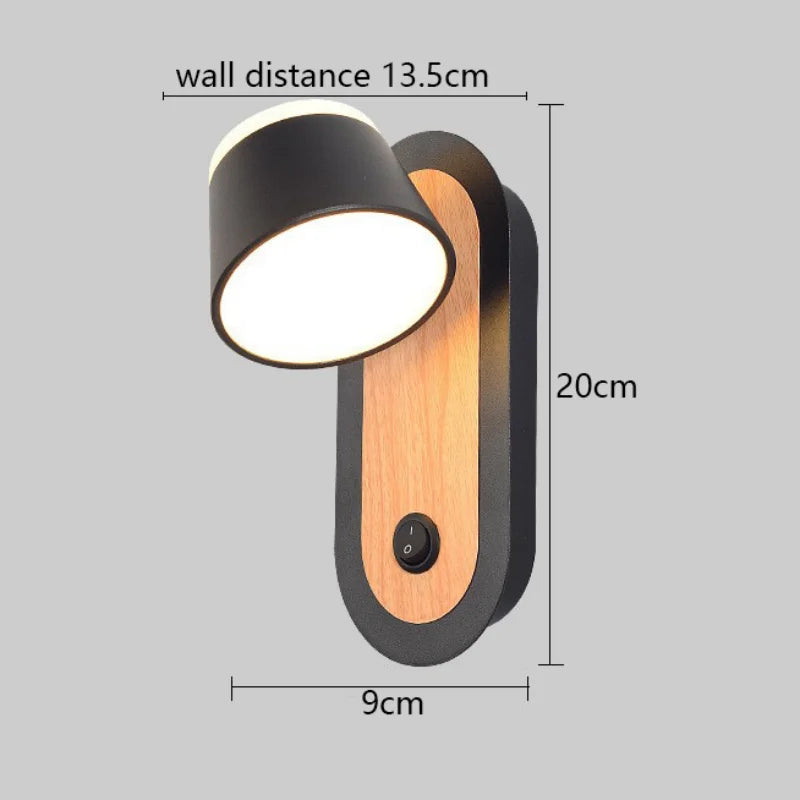 Applique Murale Minimaliste avec Interrupteur – Chevet