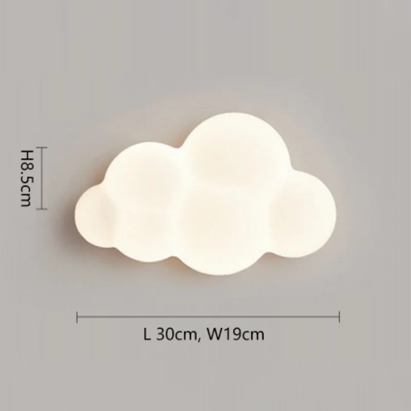 Applique Murale Nuage, Étoile & Feuille – Enfant LED