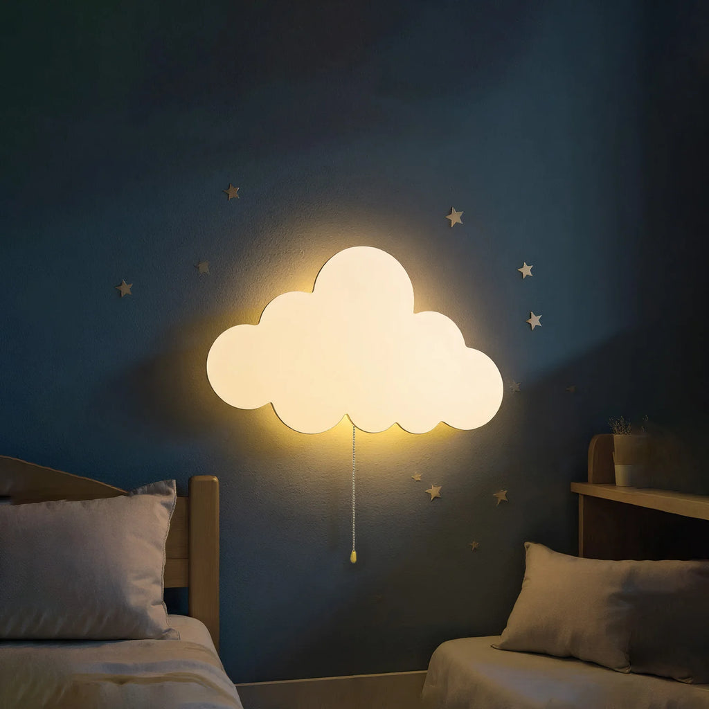 Applique Murale Nuage – Veilleuse Enfant à Piles