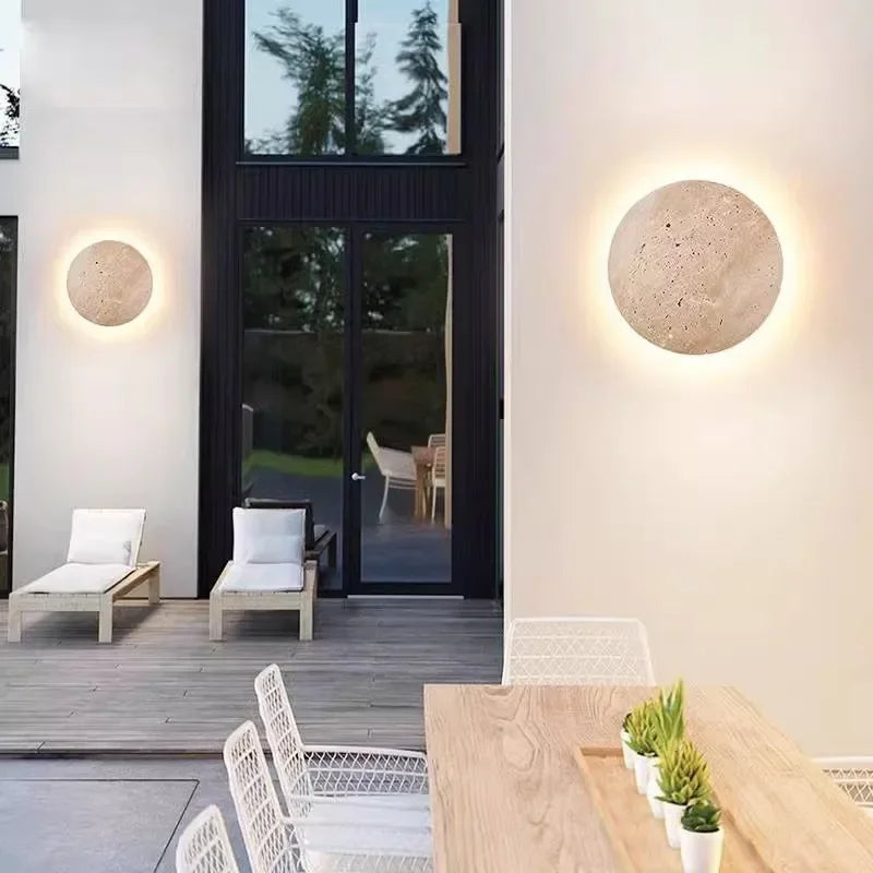Applique Murale Pierre Wabi-Sabi – Japonaise LED Ambiance
