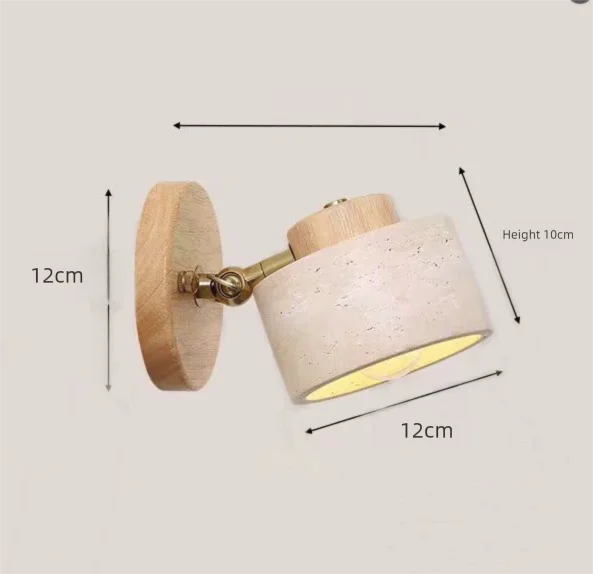 Applique Murale Pierre Wabi-Sabi – Japonaise Orientable
