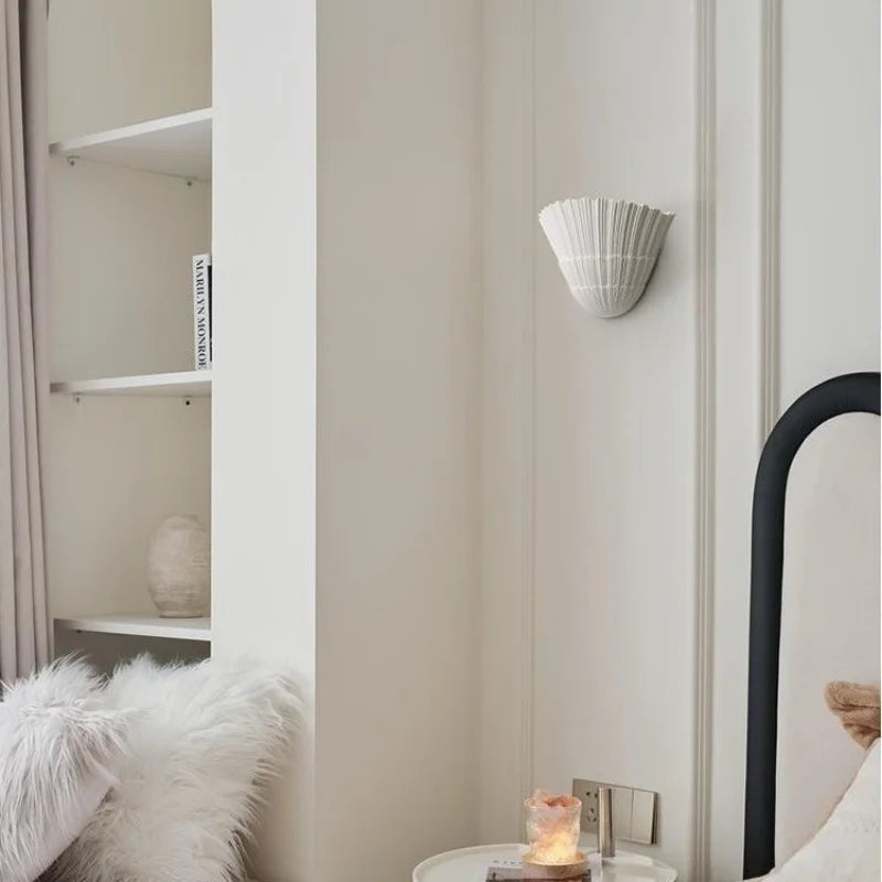 Applique Murale Plâtre Coquillage – LED Design