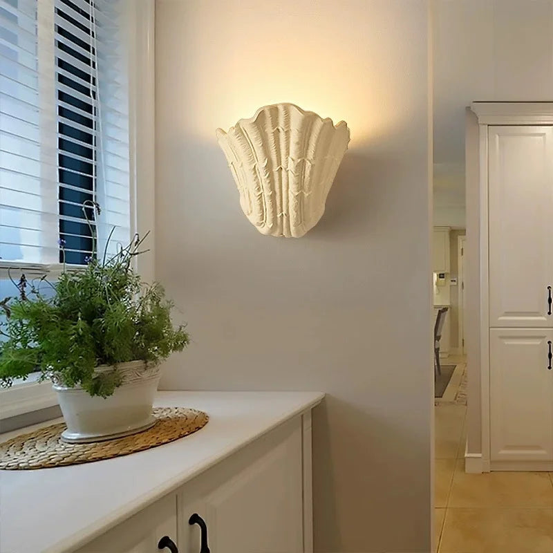 Applique Murale Plâtre Coquillage – LED Design