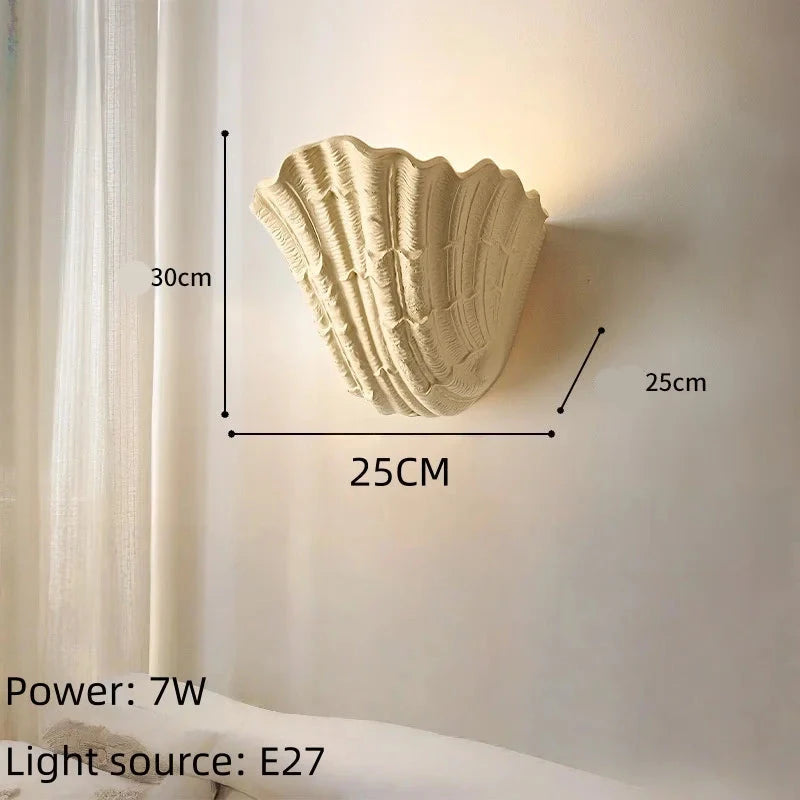 Applique Murale Plâtre Coquillage – LED Design