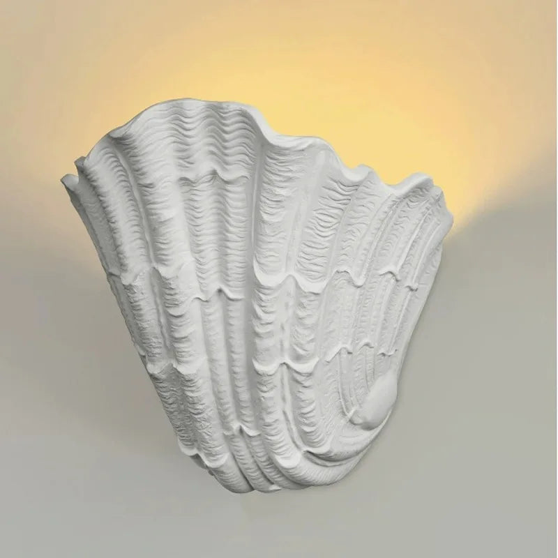 Applique Murale Plâtre Coquillage – LED Design