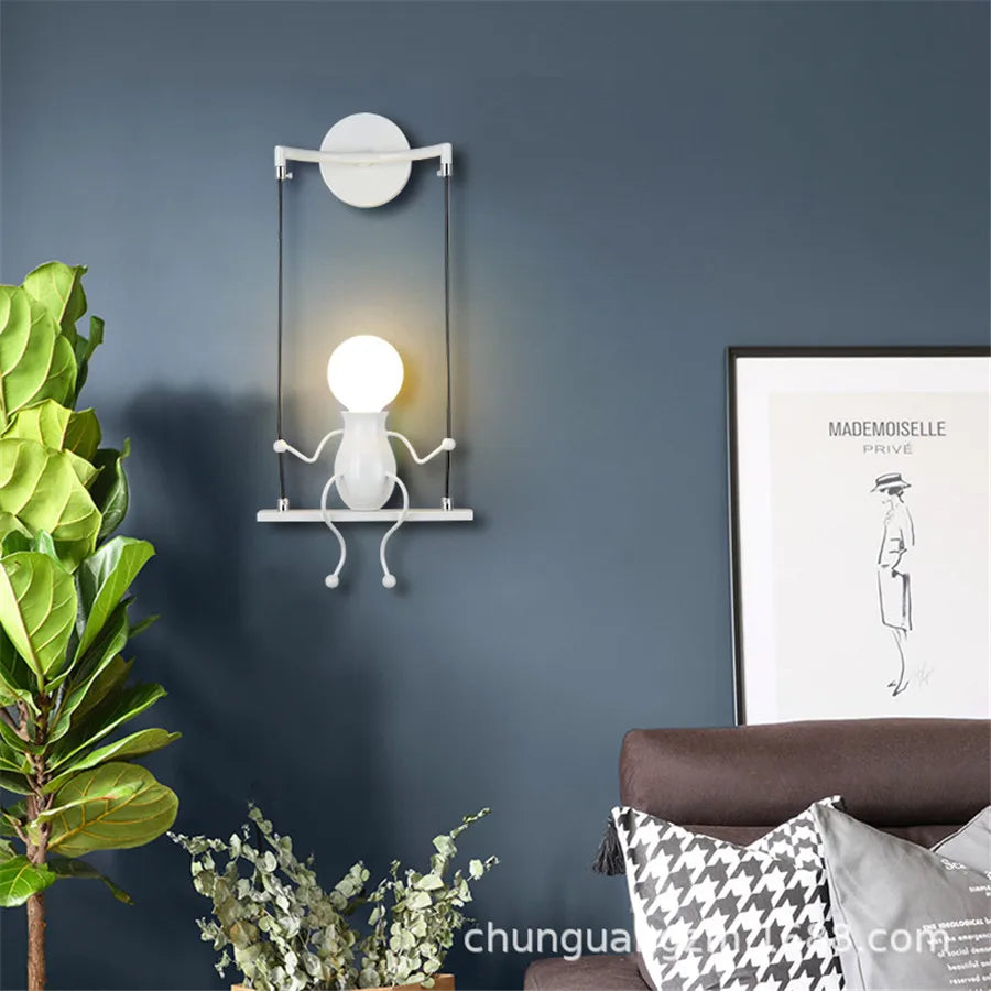 Applique Murale Robot – Chambre Enfant LED
