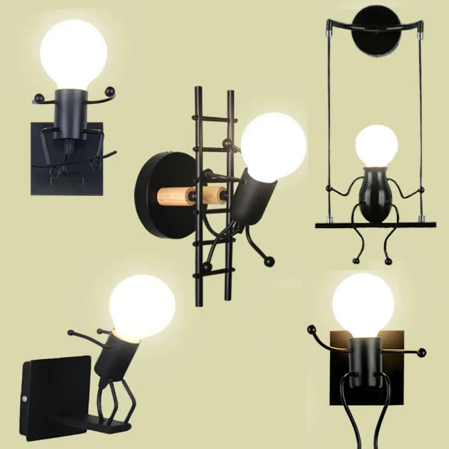 Applique Murale Robot – Chambre Enfant LED