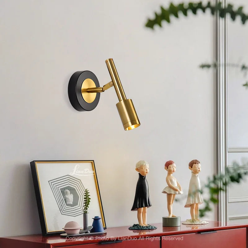Applique Murale Spot Liseuse – Or Moderne Orientable