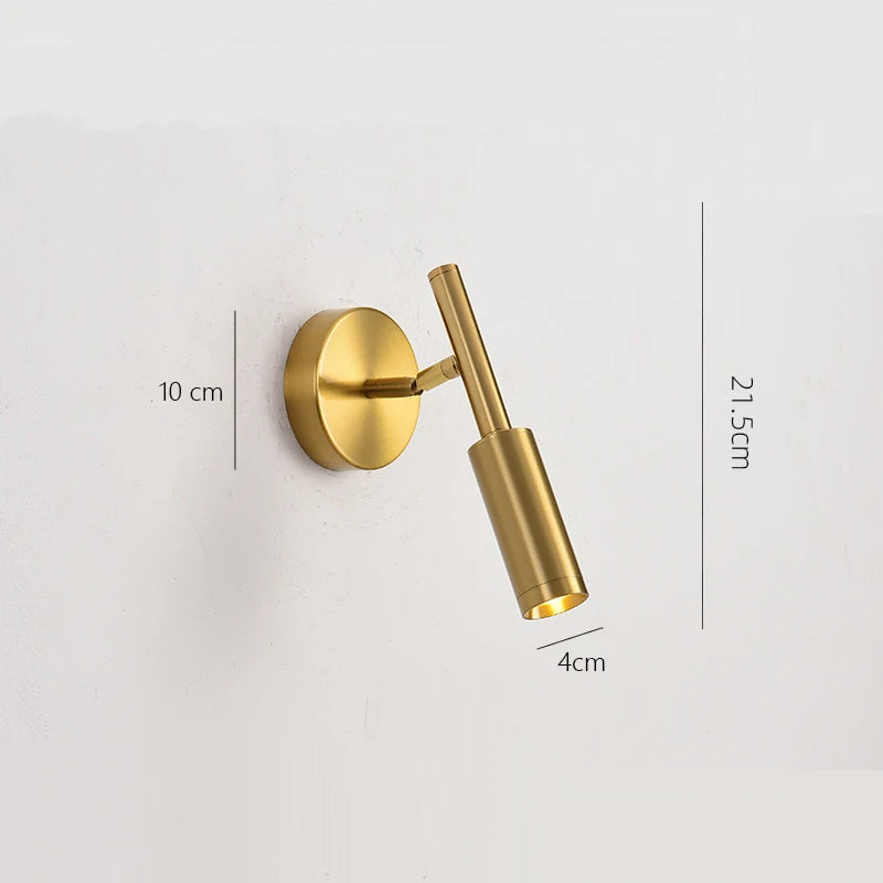 Applique Murale Spot Liseuse – Or Moderne Orientable