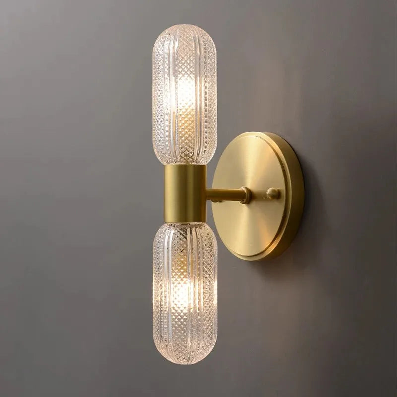 Applique Murale Tige de Verre – LED Nordique 12W