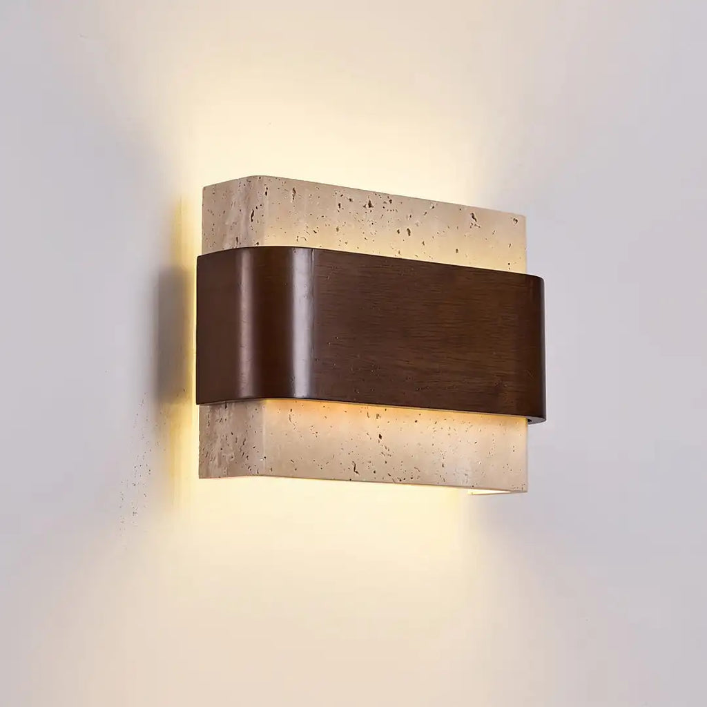 Applique Murale Travertin LED – Haut/Bas Orientable
