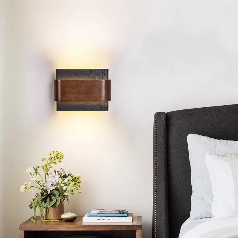 Applique Murale Travertin LED – Haut/Bas Orientable
